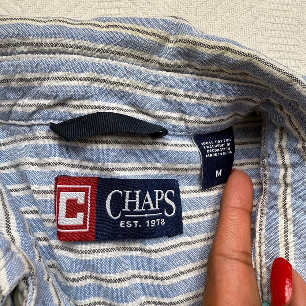 Chaps striped button down - Picture 7 of 7